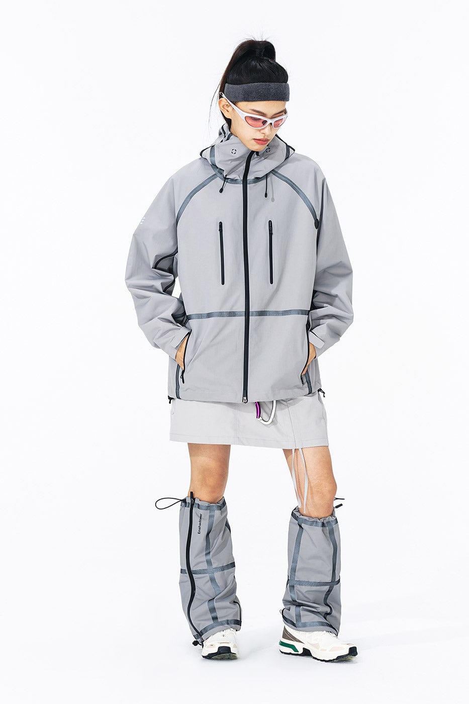ENSHADOWER Teflon Reflective Water-Proof Windbreaker Type 2, premium urban and streetwear designers apparel on PROJECTISR.com, ENSHADOWER