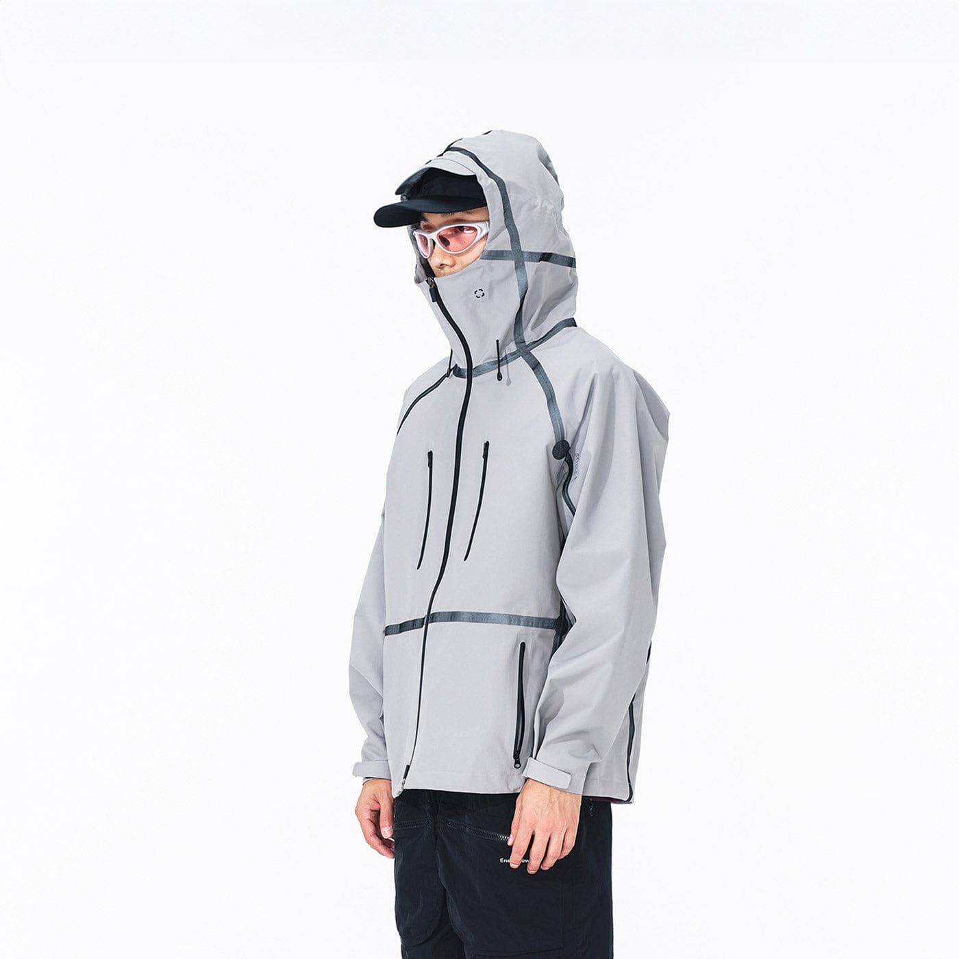 ENSHADOWER Teflon Reflective Water-Proof Windbreaker Type 2, premium urban and streetwear designers apparel on PROJECTISR.com, ENSHADOWER