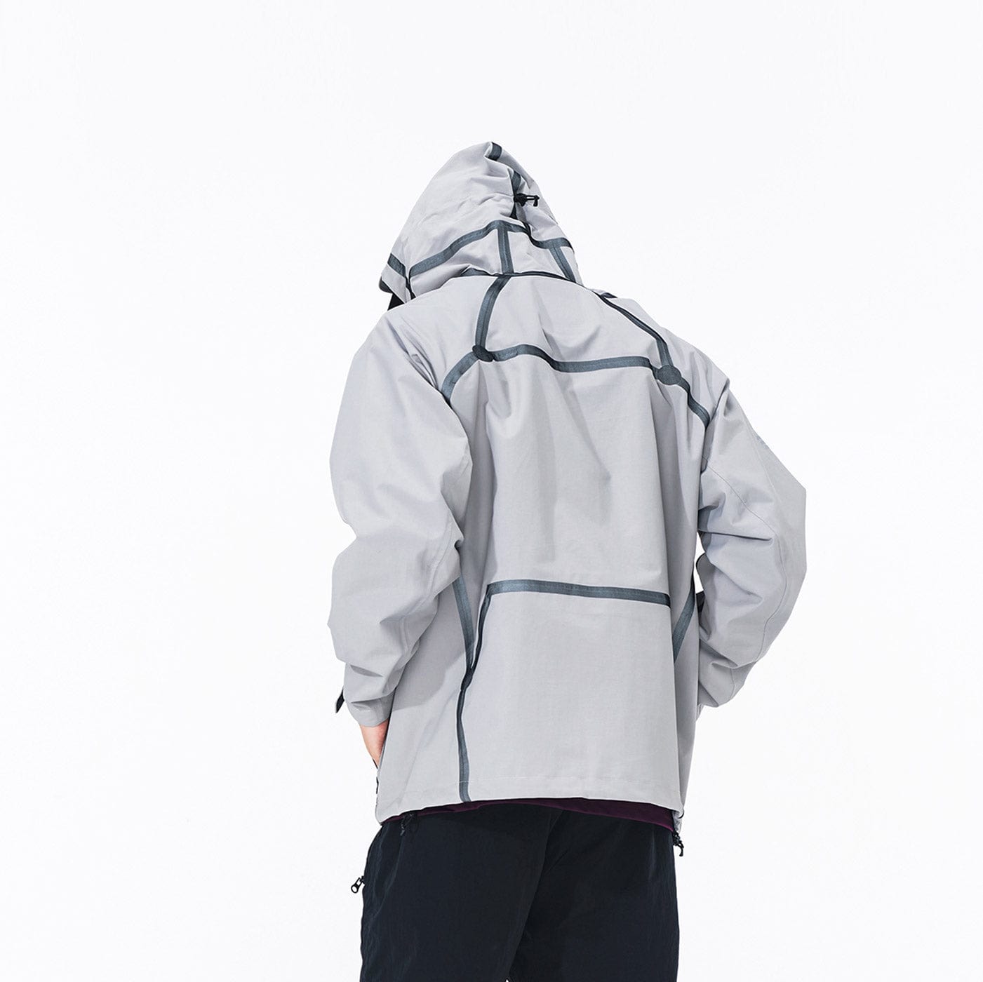 ENSHADOWER Teflon Reflective Water-Proof Windbreaker Type 2, premium urban and streetwear designers apparel on PROJECTISR.com, ENSHADOWER
