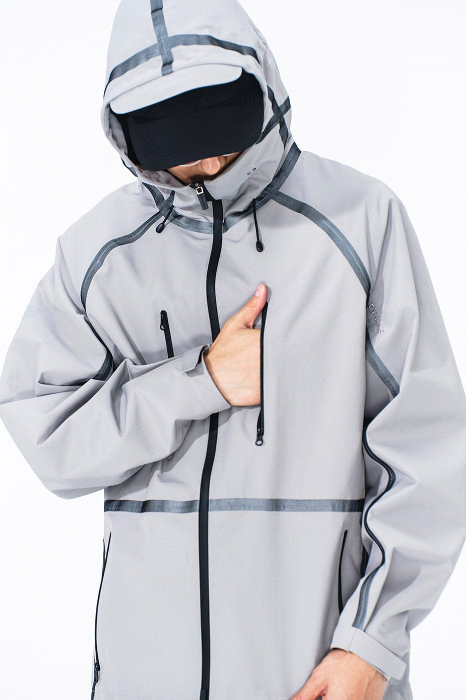 ENSHADOWER Teflon Reflective Water-Proof Windbreaker Type 2, premium urban and streetwear designers apparel on PROJECTISR.com, ENSHADOWER