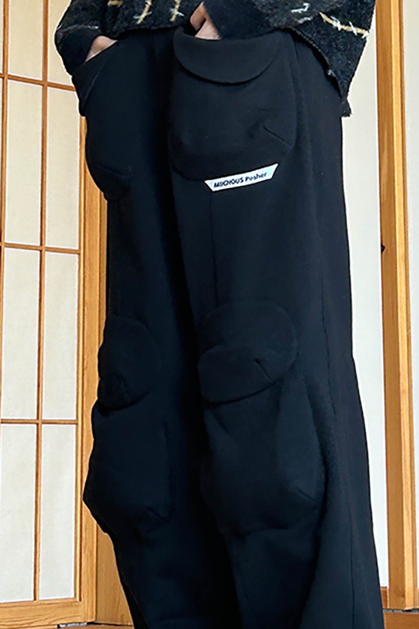 MIICHOUS Wide-Leg Cargo Sweatpants, premium urban and streetwear designers apparel on PROJECTISR.com, Miichous
