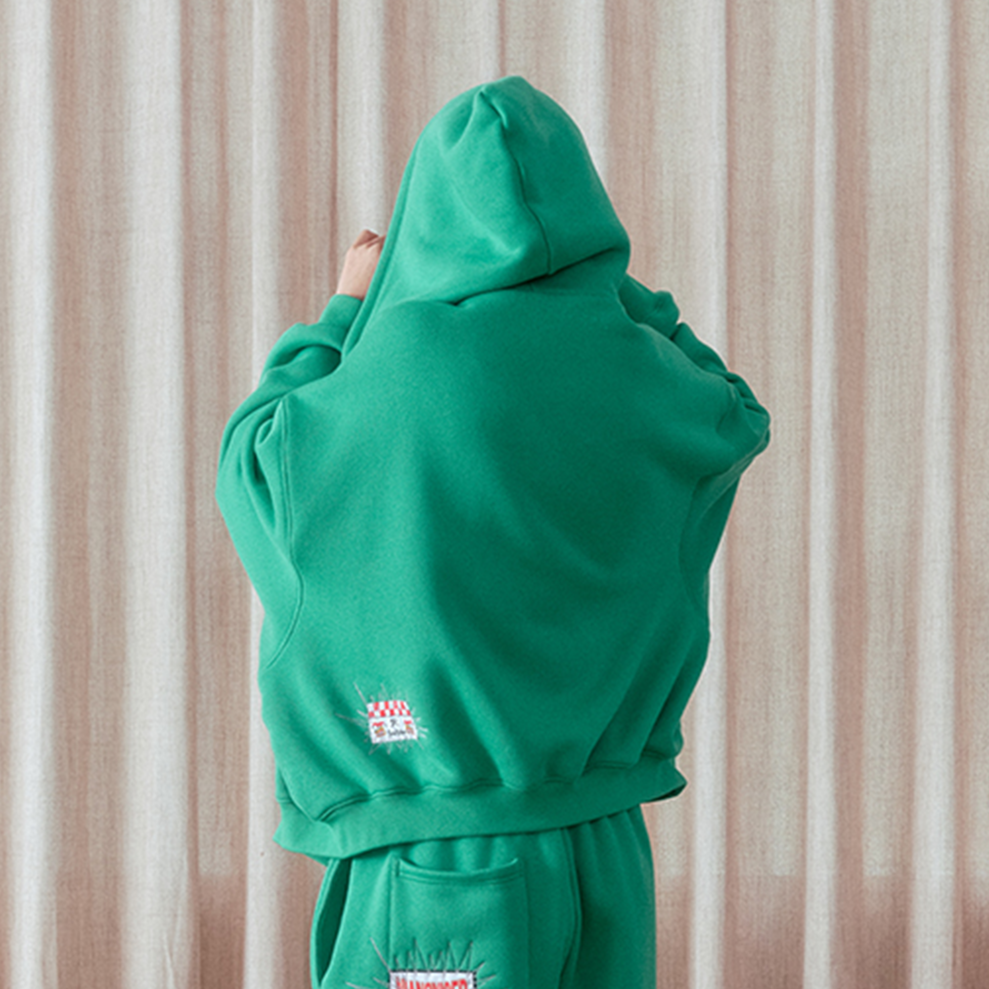 NIANJIUYIKOUER Oversized Fleece-Lined Zip-Up Hoodie, premium urban and streetwear designers apparel on PROJECTISR.com, NIANJIUYIKOUER