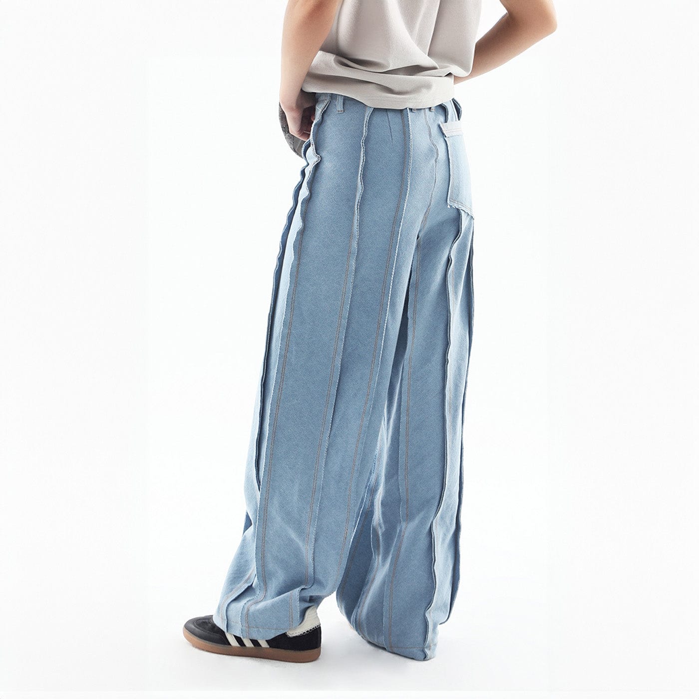 MIICHOUS Deconstructed Raw Edge Pants, premium urban and streetwear designers apparel on PROJECTISR.com, Miichous