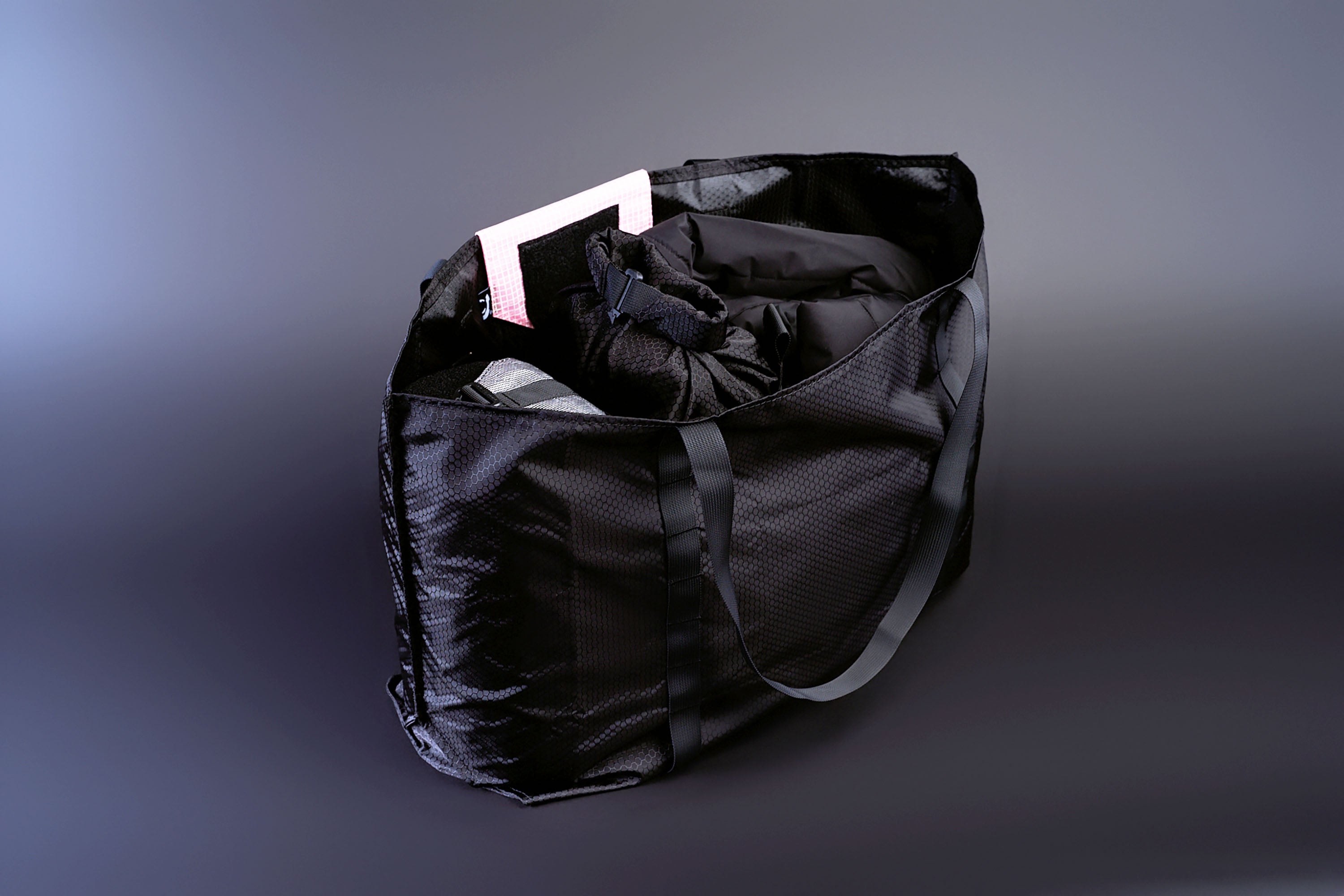 OVERCLOCK ROAM Foldable Ripstop Utility Tote Bag, premium urban and streetwear designers apparel on PROJECTISR.com, OVERCLOCK ROAM