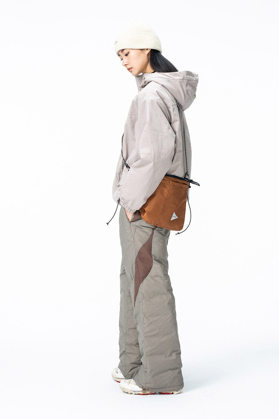 ENSHADOWER Spliced Splash-Proof Down Ski Pants, premium urban and streetwear designers apparel on PROJECTISR.com, ENSHADOWER