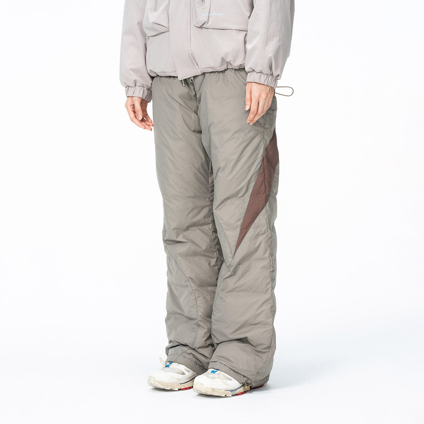 ENSHADOWER Spliced Splash-Proof Down Ski Pants, premium urban and streetwear designers apparel on PROJECTISR.com, ENSHADOWER