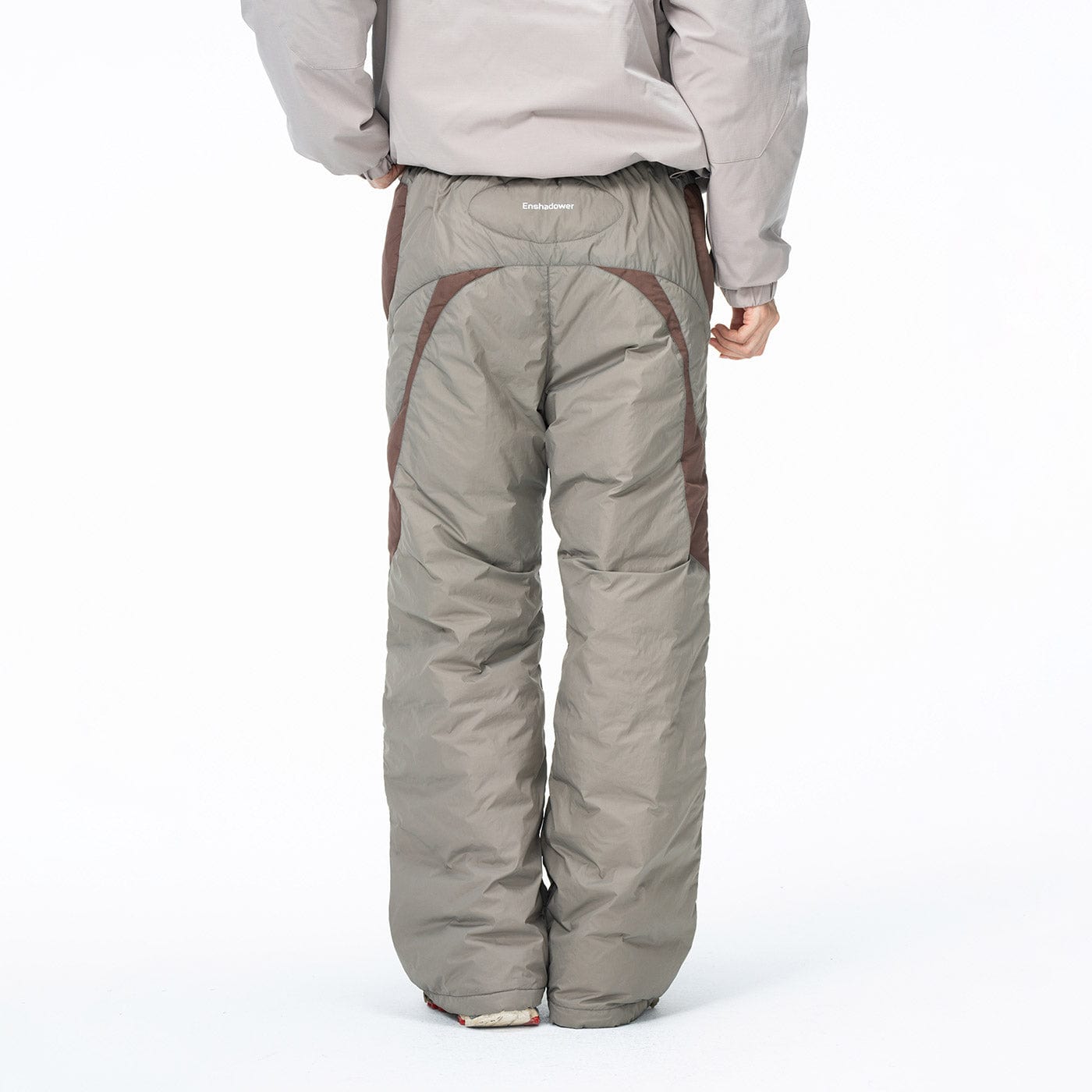 ENSHADOWER Spliced Splash-Proof Down Ski Pants, premium urban and streetwear designers apparel on PROJECTISR.com, ENSHADOWER