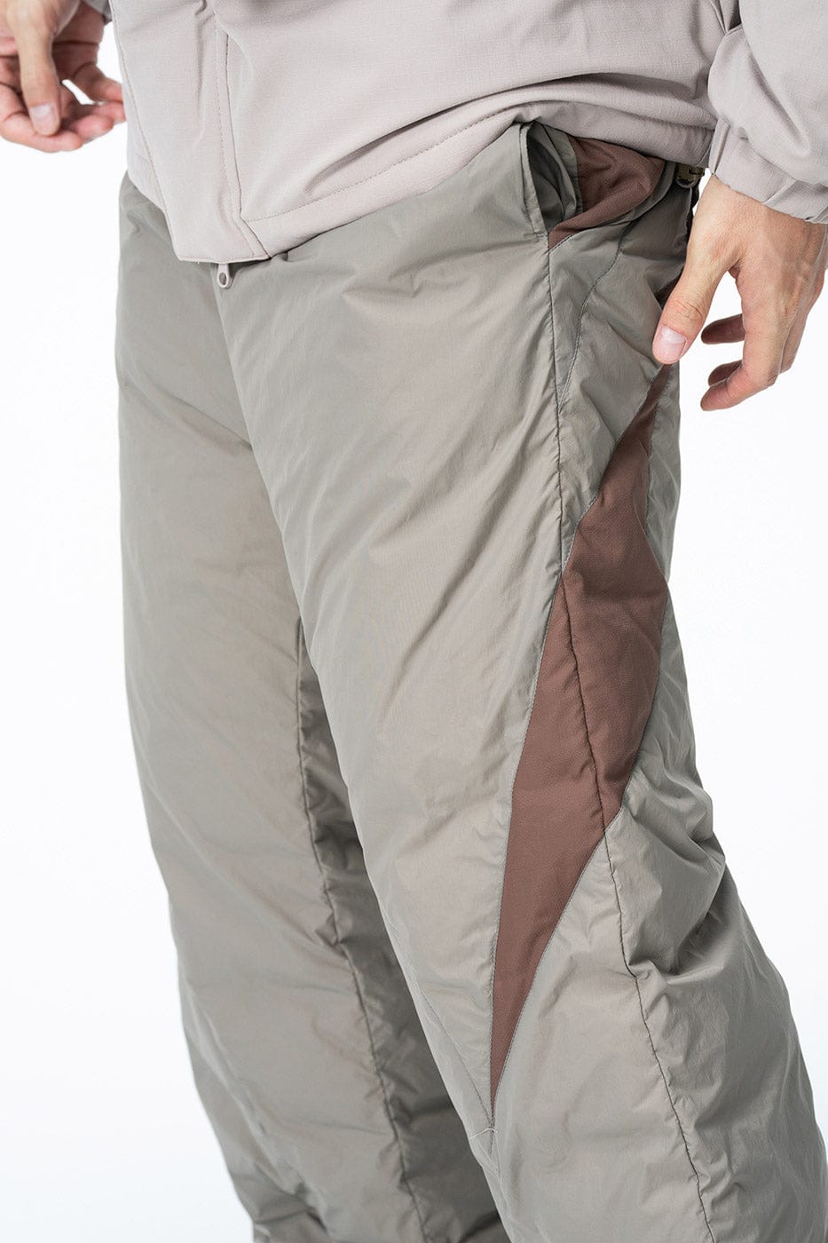 ENSHADOWER Spliced Splash-Proof Down Ski Pants, premium urban and streetwear designers apparel on PROJECTISR.com, ENSHADOWER