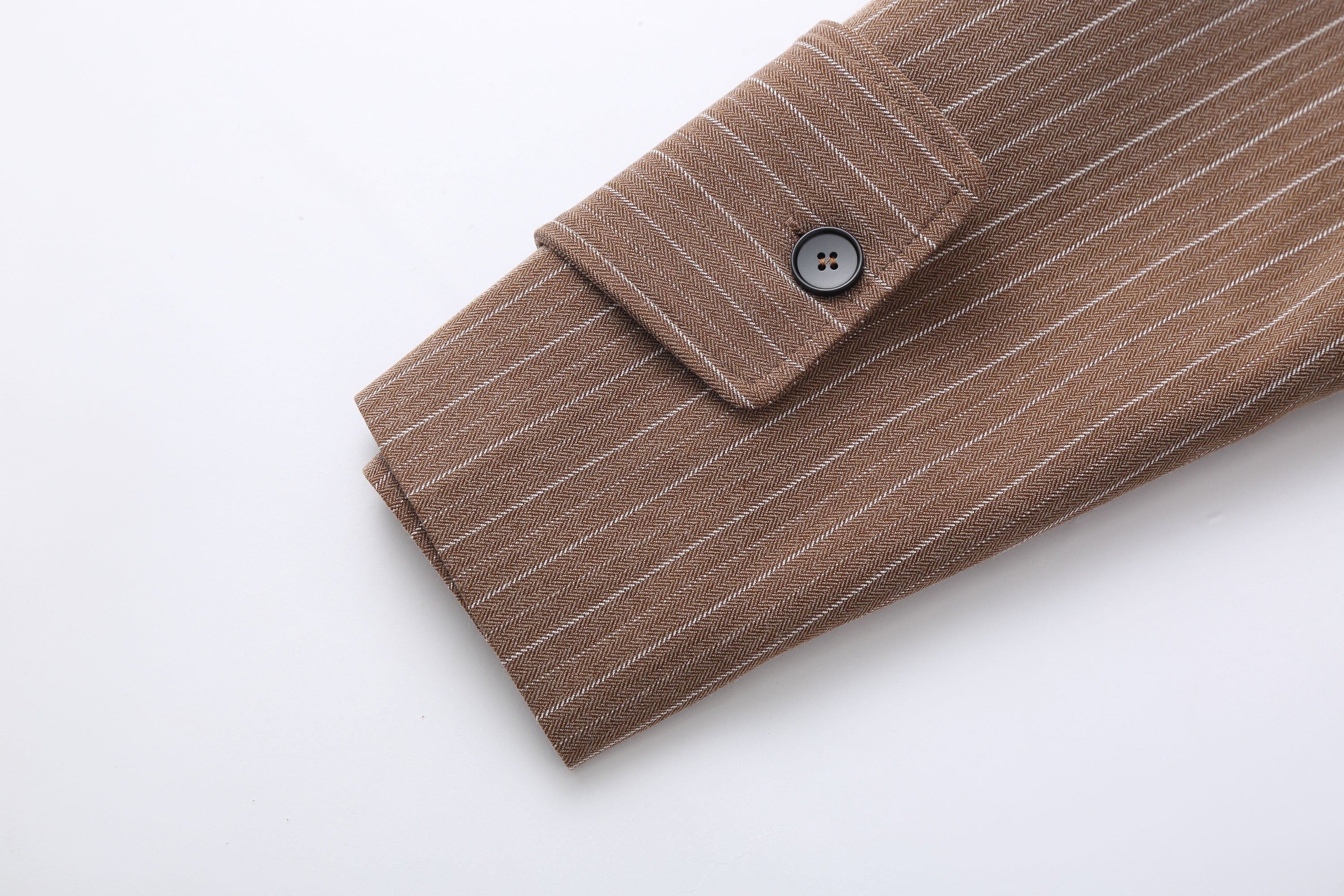 CLP Modern Pinstriped Oversized Trench