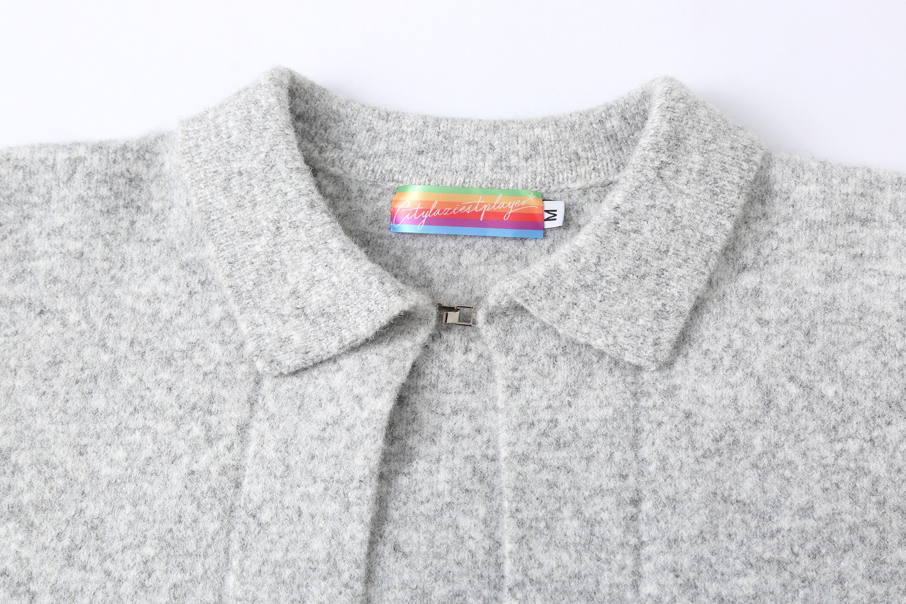 CLP Deep-V Oversized Wool-Blend Pullover
