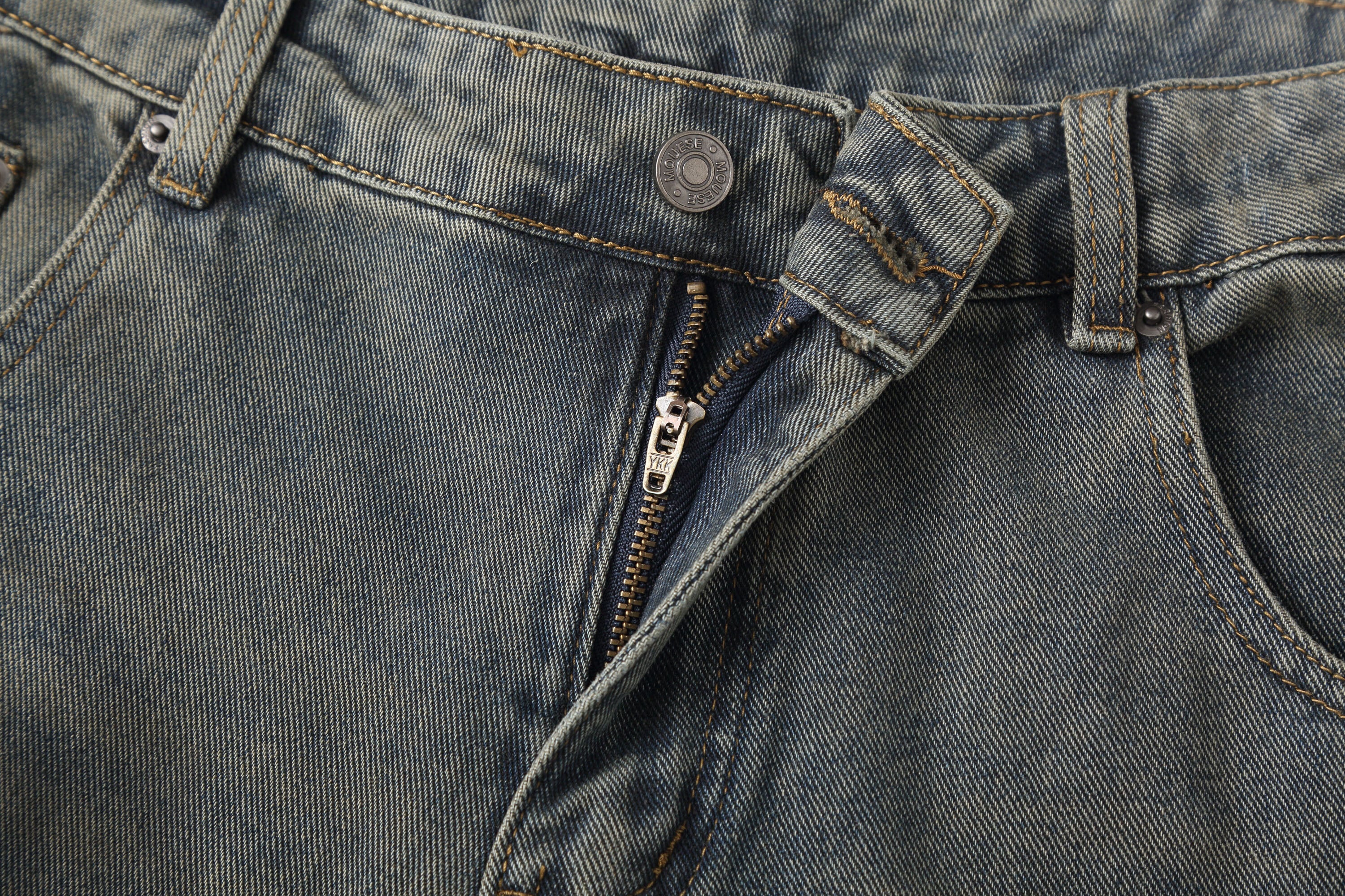 CLP Distressed Slant Panel Oversized Flared Jeans, premium urban and streetwear designers apparel on PROJECTISR.com, CLP