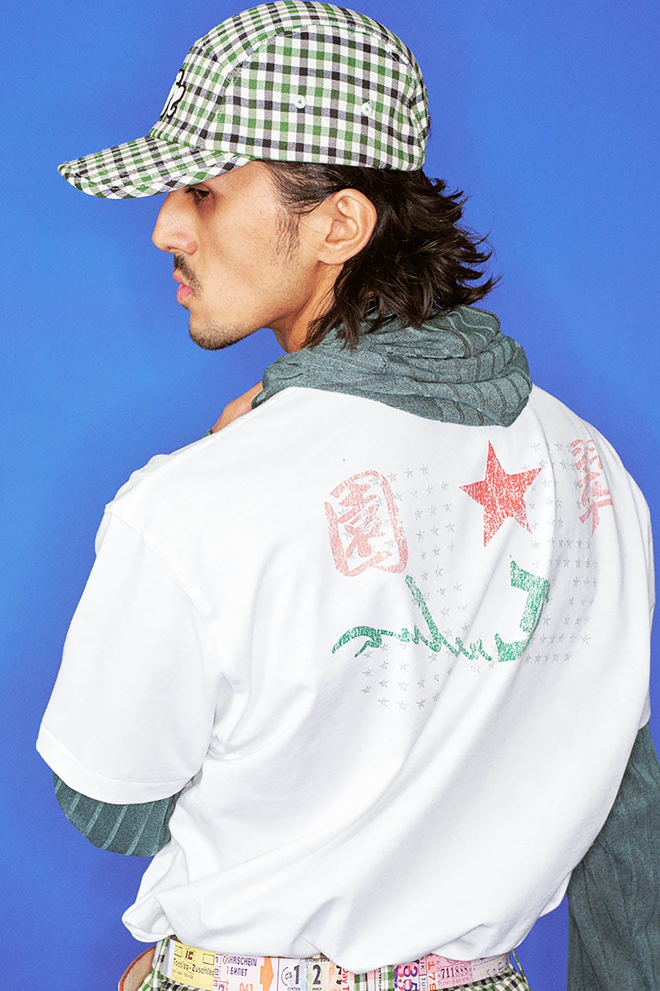 TRECLUB Plaid Patch Embroidered Cap, premium urban and streetwear designers apparel on PROJECTISR.com, TRECLUB