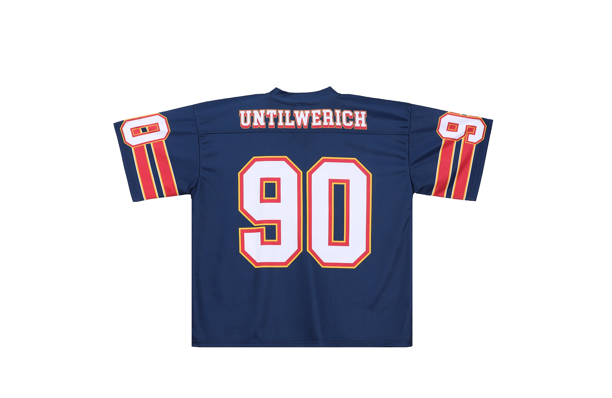 UNTILWERICH V-Neck Graphic Hockey Short-Sleeve Jersey