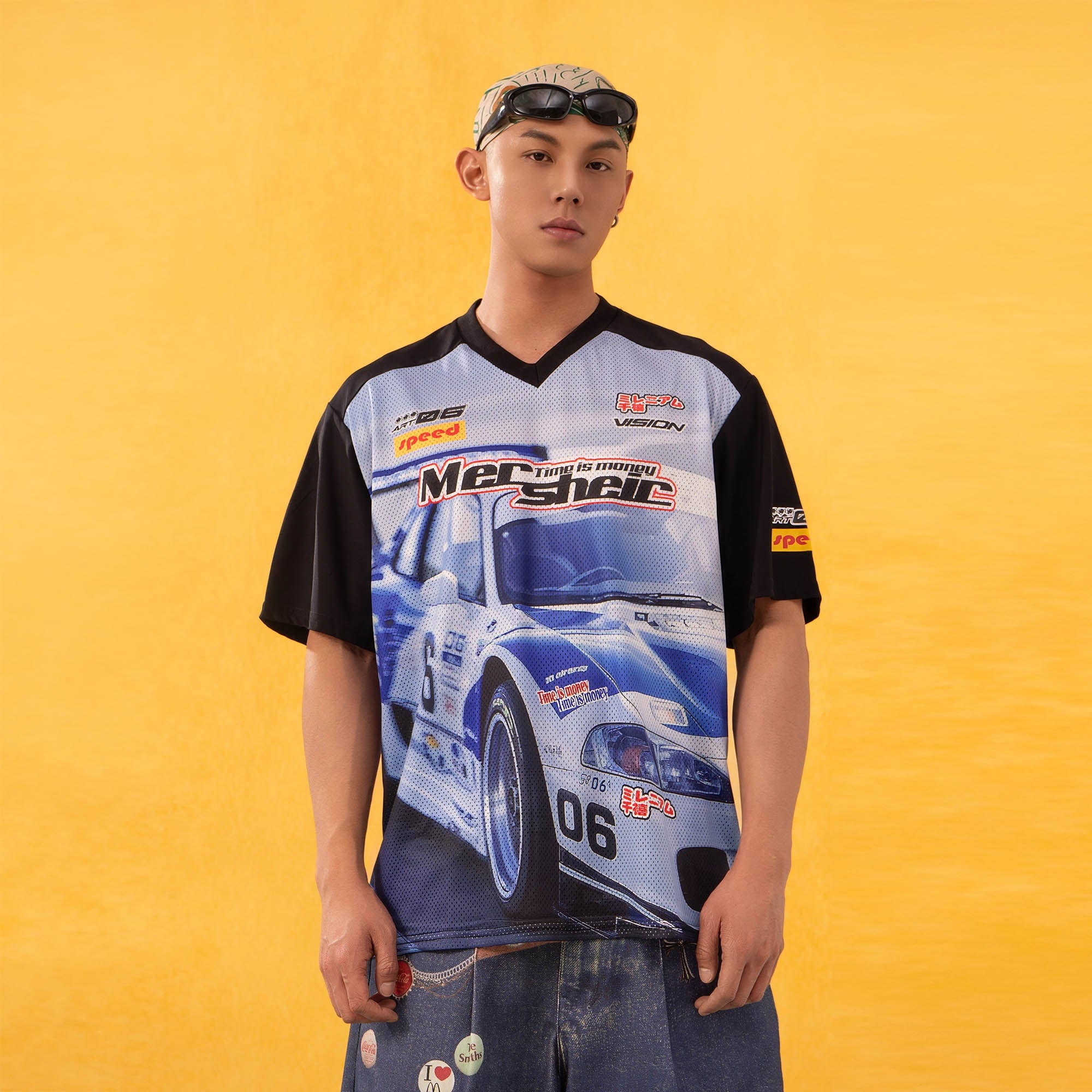 CLP Racing Graphic Mesh Raglan Jersey