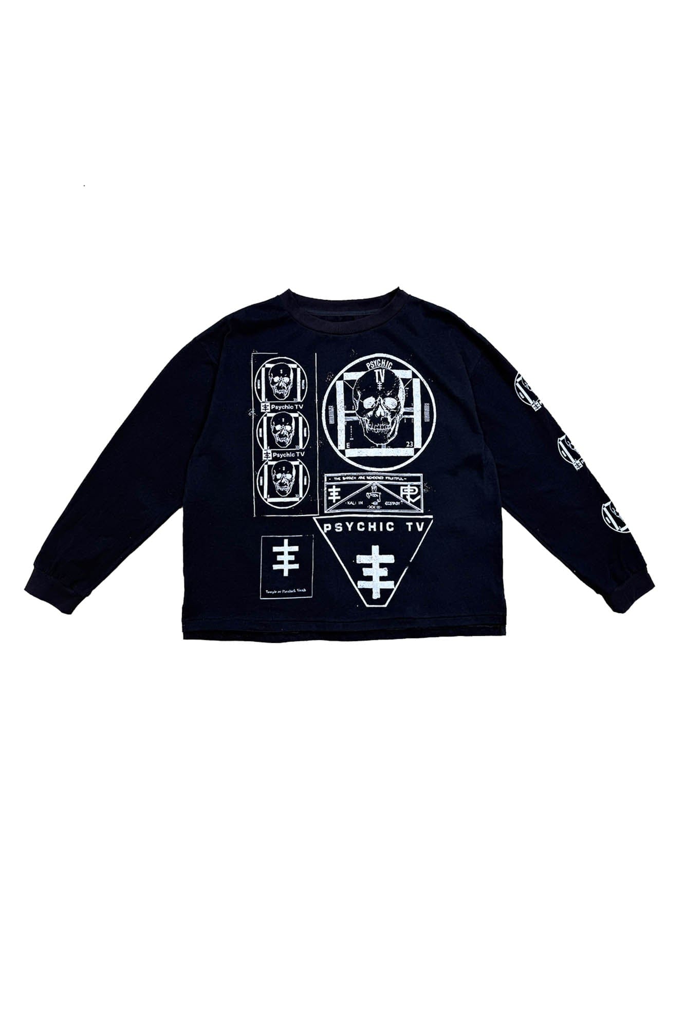 RICHILL Psychic TV Graphic Long-Sleeve Tee, premium urban and streetwear designers apparel on PROJECTISR.com, RICHILL