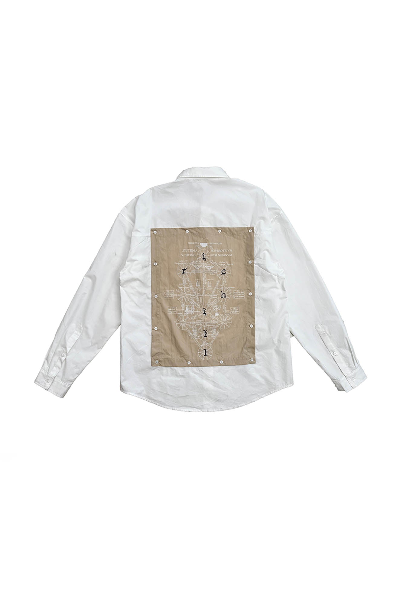 RICHILL Rune Patch-Back Shirt, premium urban and streetwear designers apparel on PROJECTISR.com, RICHILL