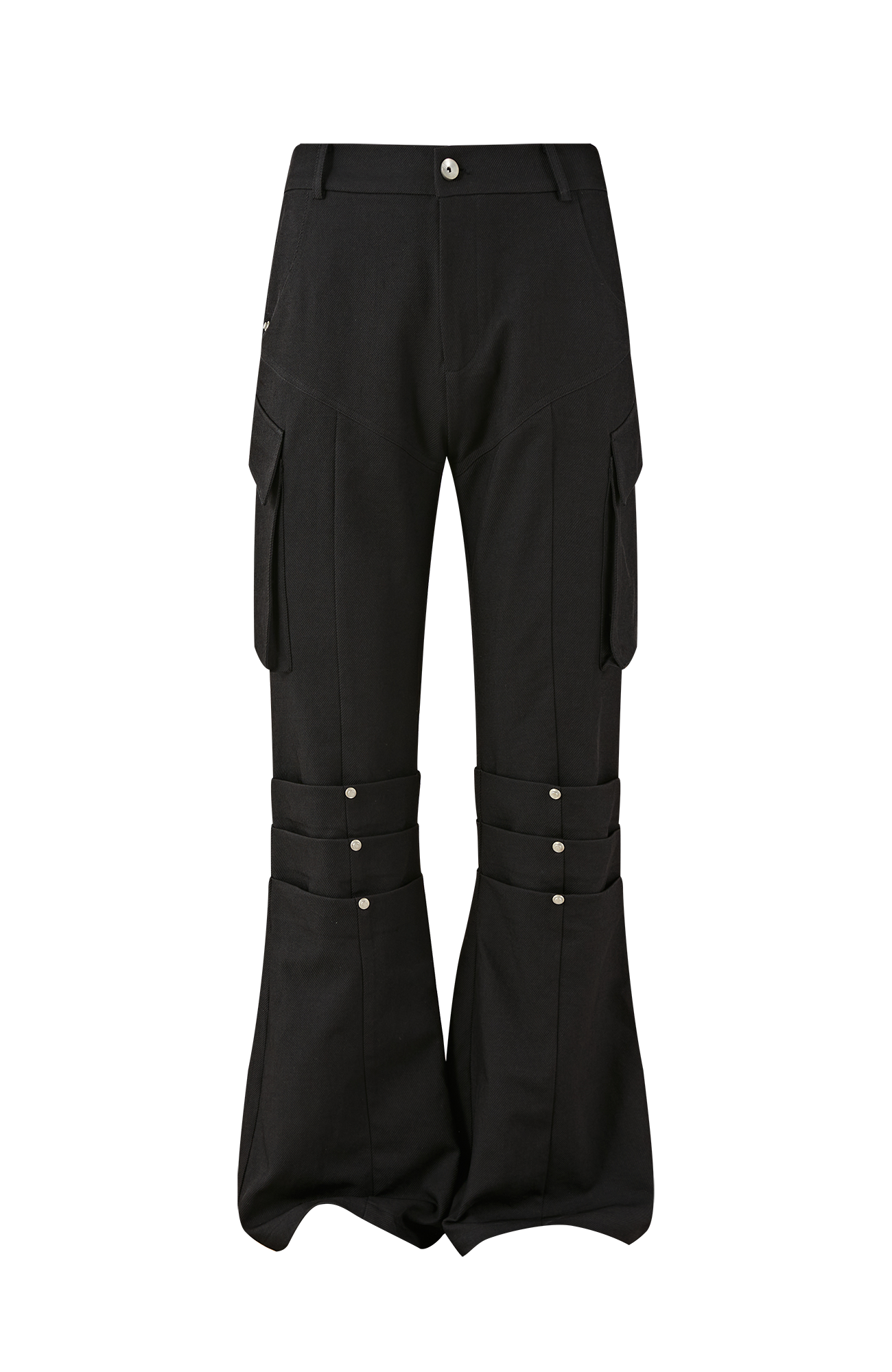 PASET Knee Paneled Flared Trousers