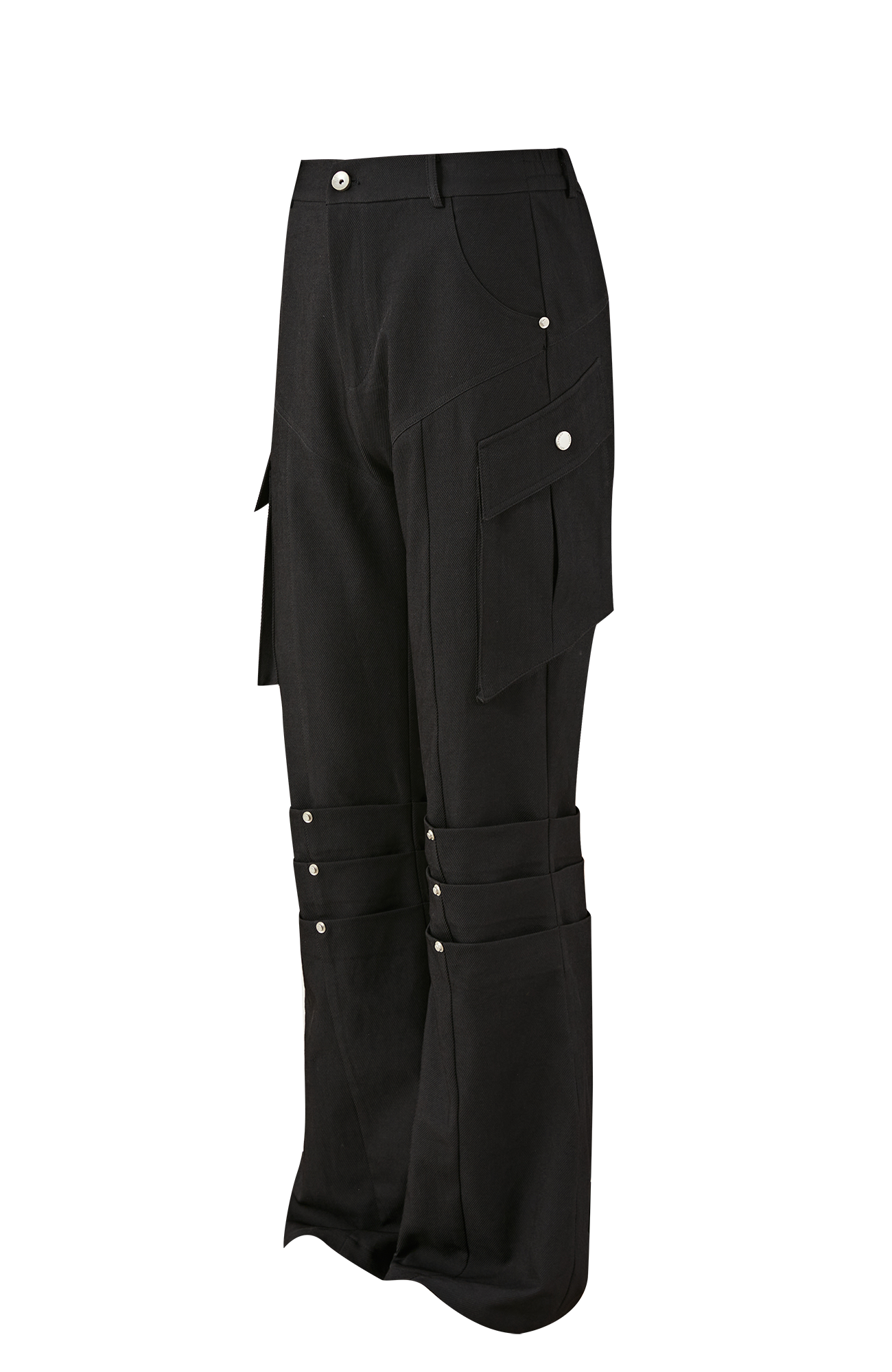 PASET Knee Paneled Flared Trousers