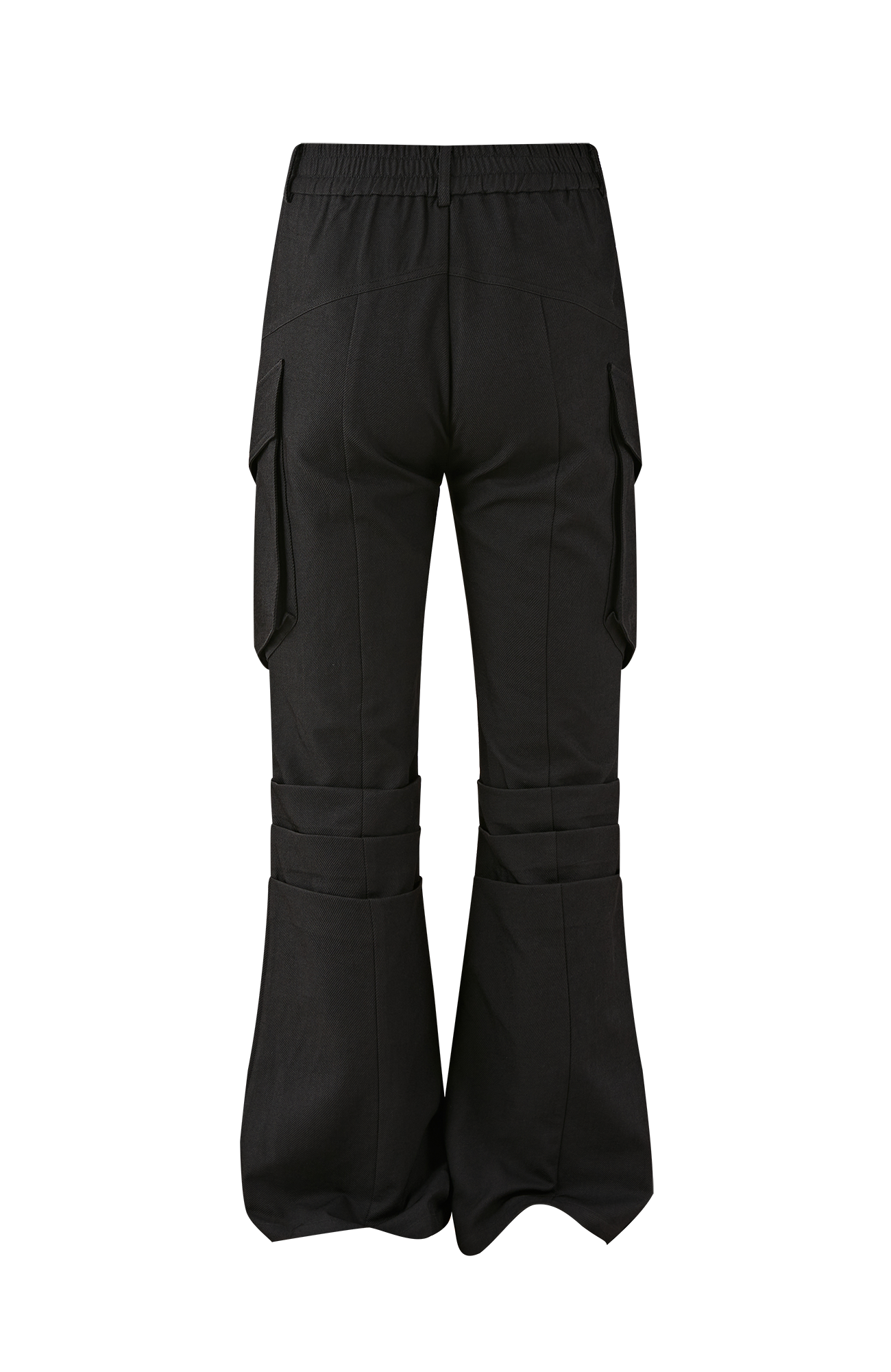 PASET Knee Paneled Flared Trousers