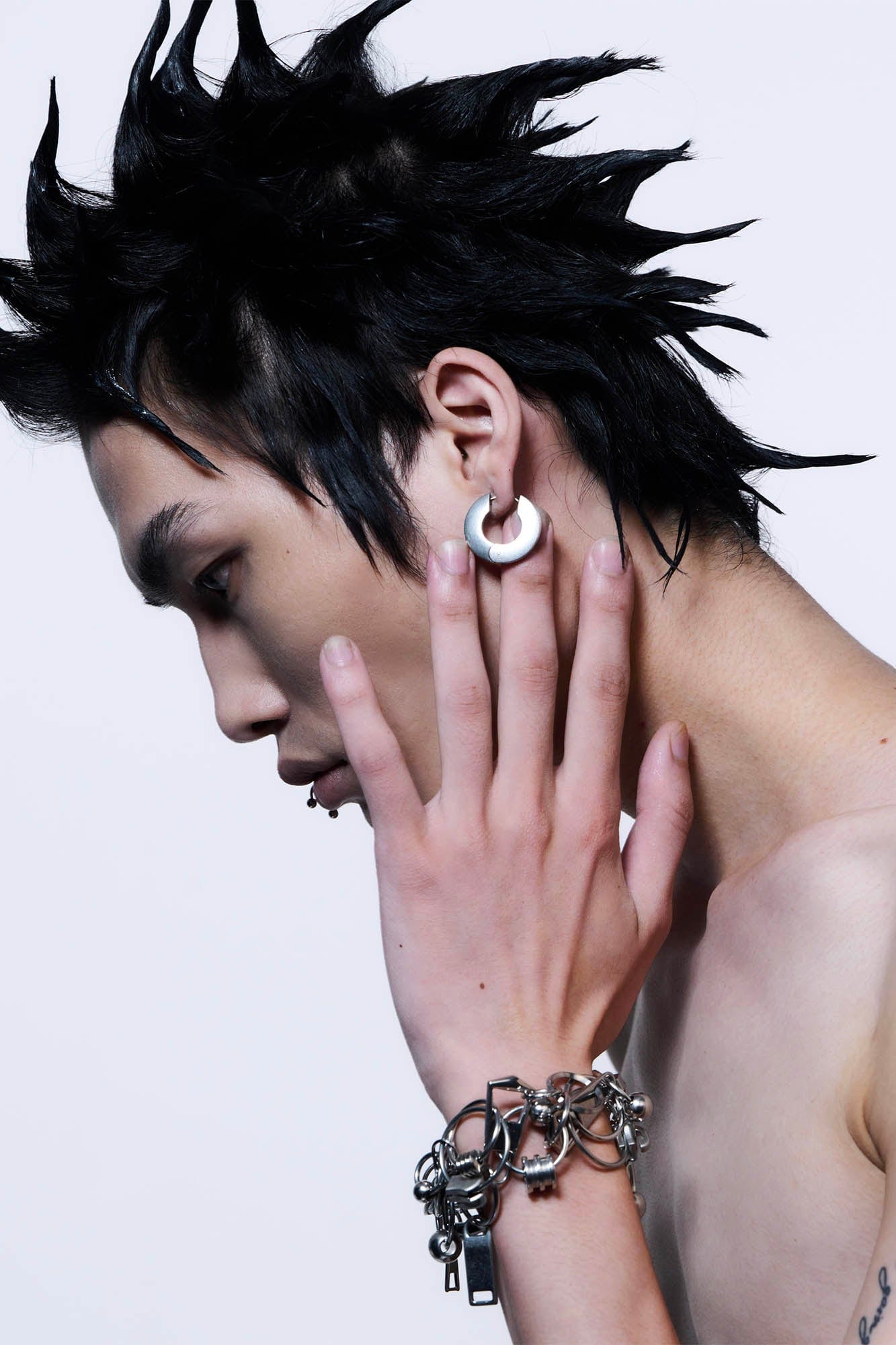 ILLUSORY Double-Zipper Earrings, premium urban and streetwear designers apparel on PROJECTISR.com, ILLUSORY