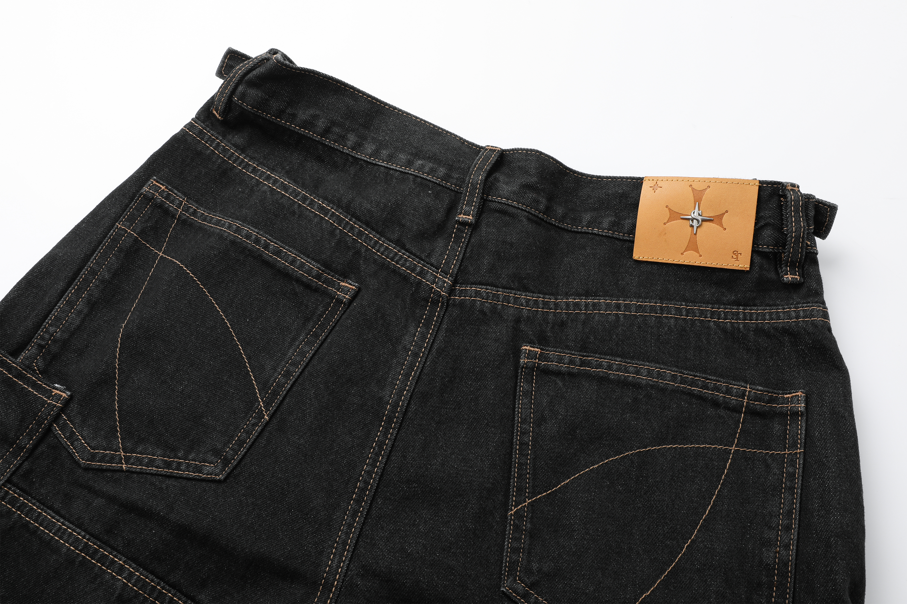 STEEPC Multi-Pocket Raw Denim Shorts, premium urban and streetwear designers apparel on PROJECTISR.com, STEEPC