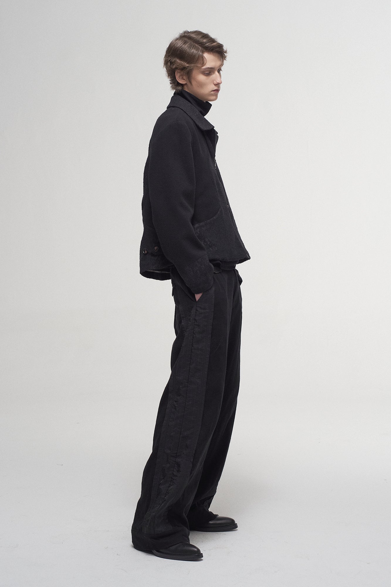 ILNya Nieternite Nifutur Jacquard Paneled Side Tab Jacket