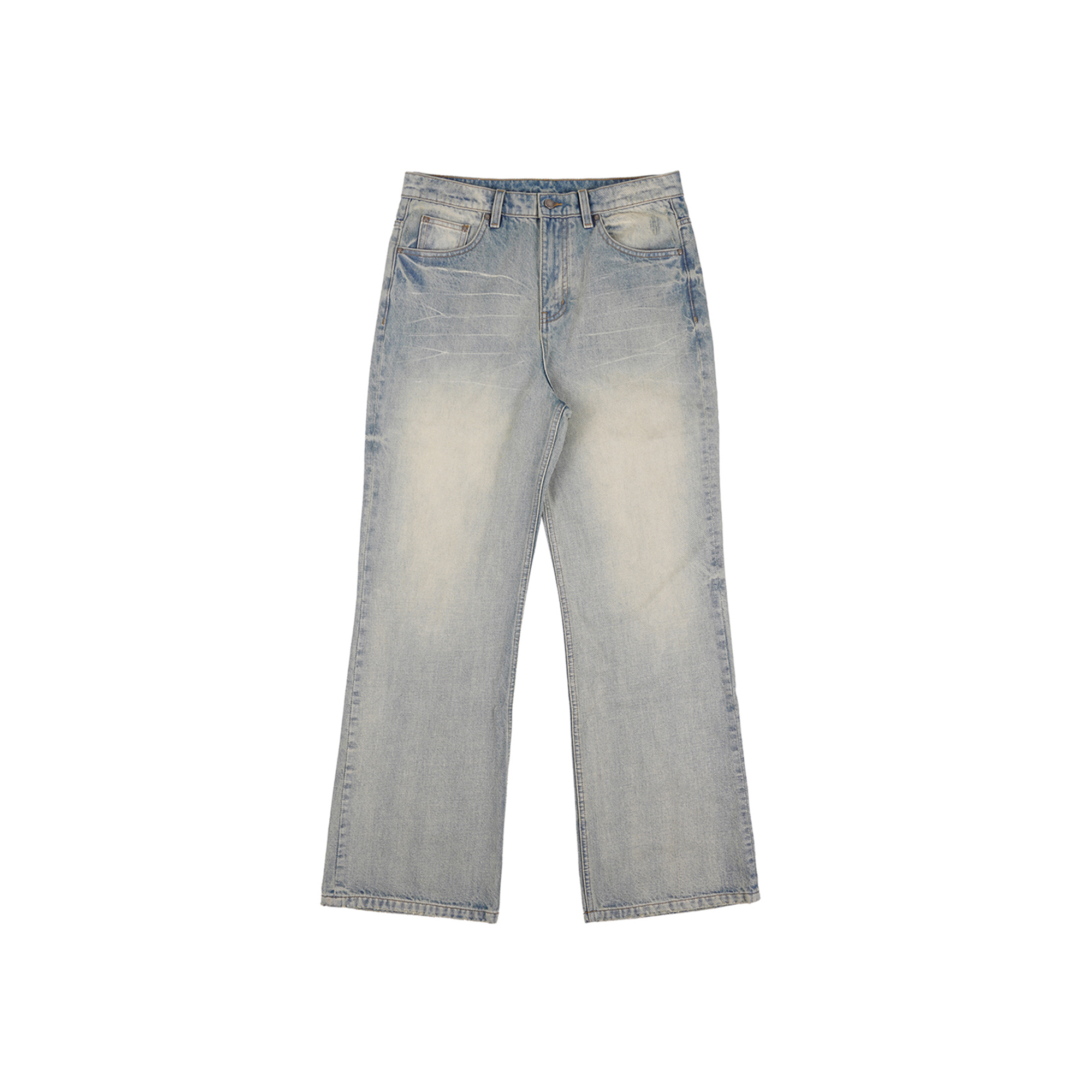 UNDERWATER Washed Whiskered Gradient Jeans, premium urban and streetwear designers apparel on PROJECTISR.com, UNDERWATER