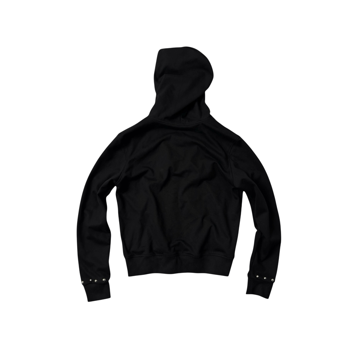 SAXGENWON Studded Zip-Up Iridescent Leopard Hoodie