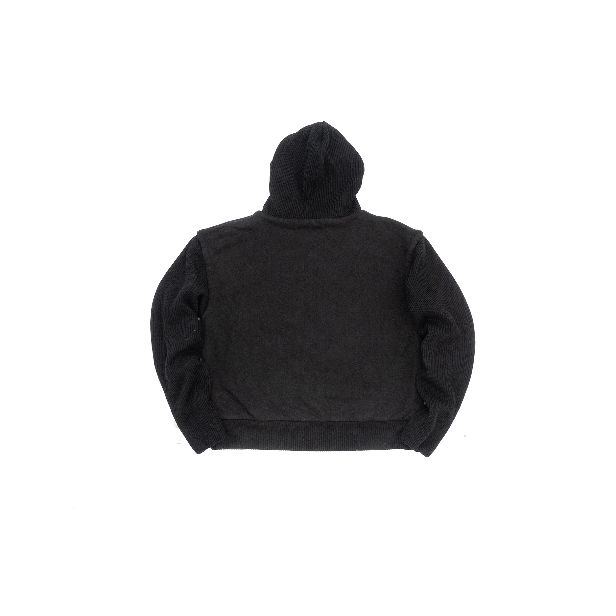 IN EXISTENCE Reversible Washed Spliced Hooded Jacket
