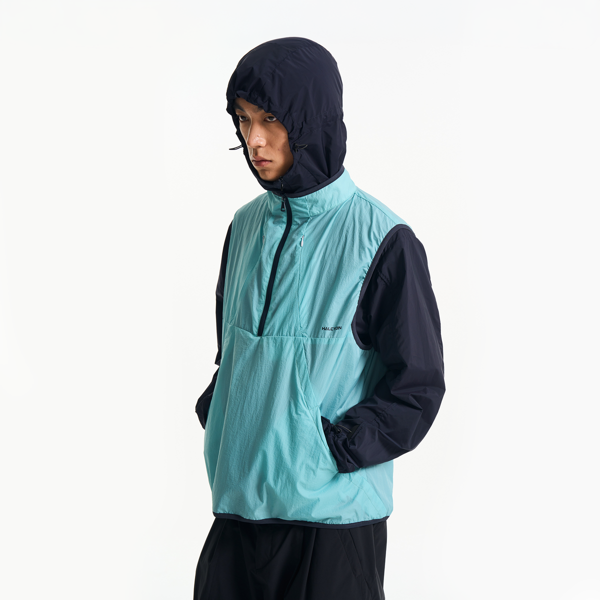 HALCYON Reversible Half-Zip Athletic Vest
