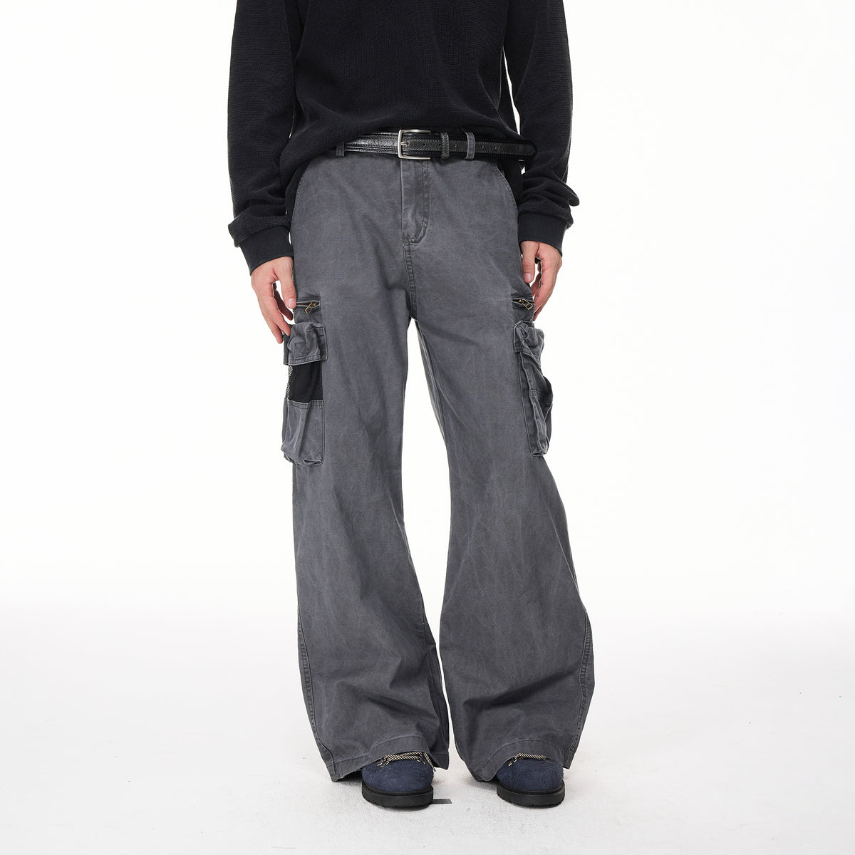 BOTANICA Washed Multi-Pocket Cargo Jeans
