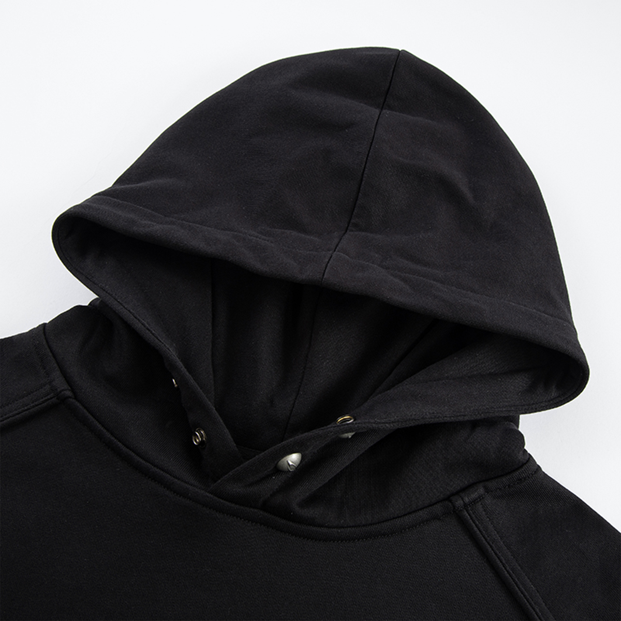 F2CE Essential Metal Badge Snap Hoodie