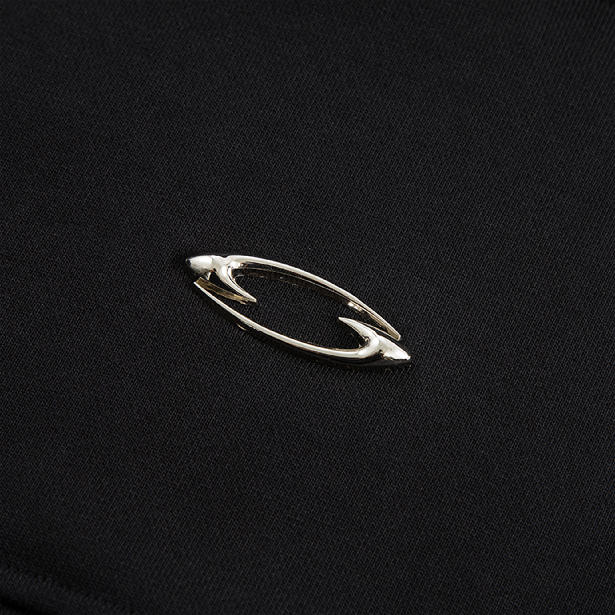 F2CE Essential Metal Badge Snap Hoodie