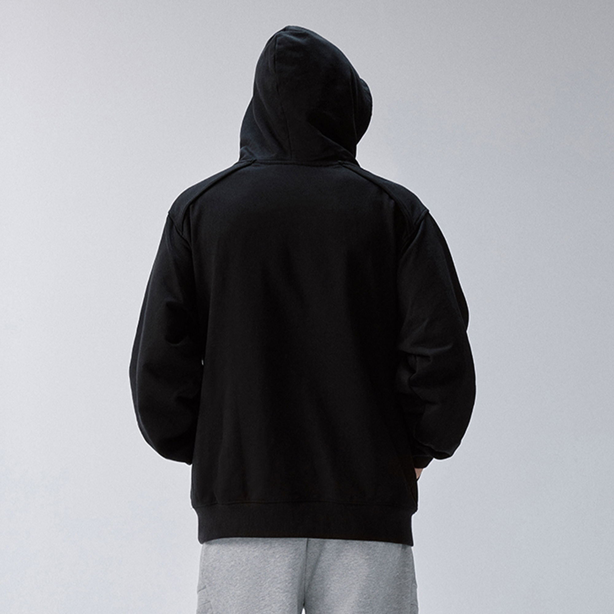 F2CE Essential Metal Badge Snap Hoodie