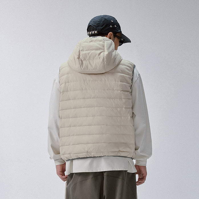 F2CE Structured Puffer Down Hooded Vest