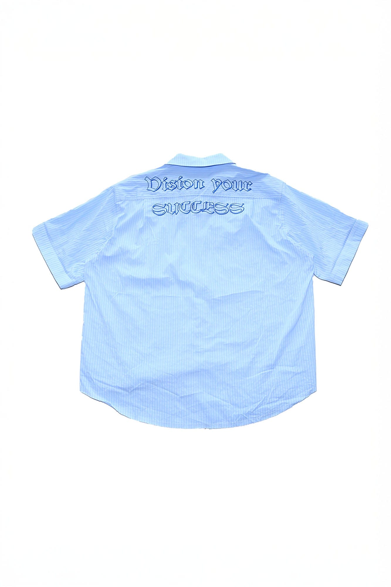 TRECLUB Vision your Success Pinstriped Half Shirt, premium urban and streetwear designers apparel on PROJECTISR.com, TRECLUB