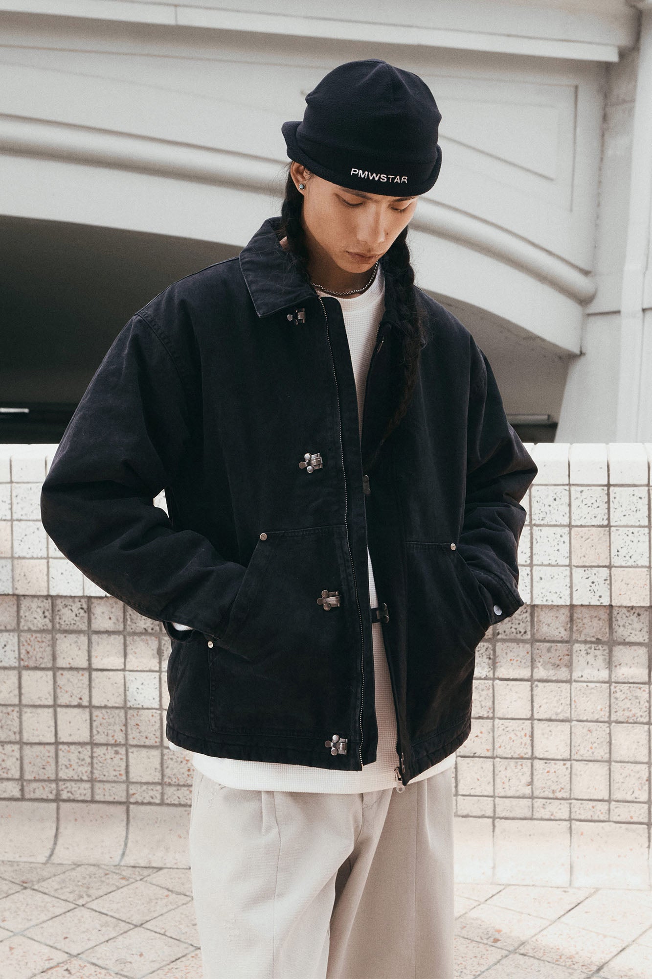 PMW Retro Washed Utility Jacket, premium urban and streetwear designers apparel on PROJECTISR.com, PMW