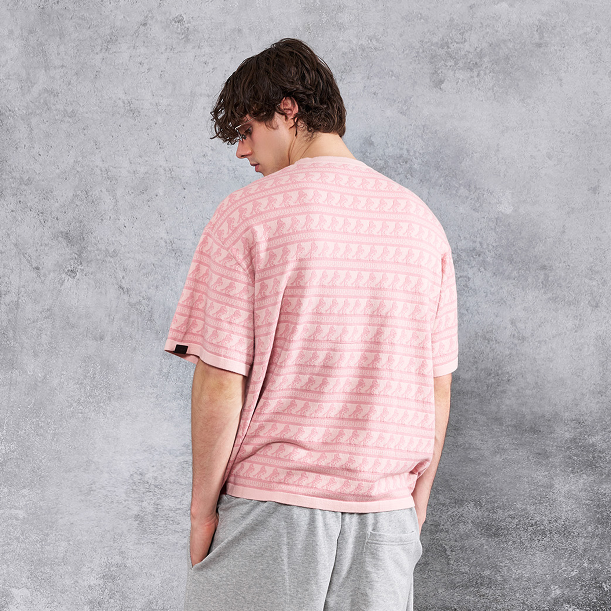 PMW Horse Jacquard Knitted T Shirt, premium urban and streetwear designers apparel on PROJECTISR.com, PMW