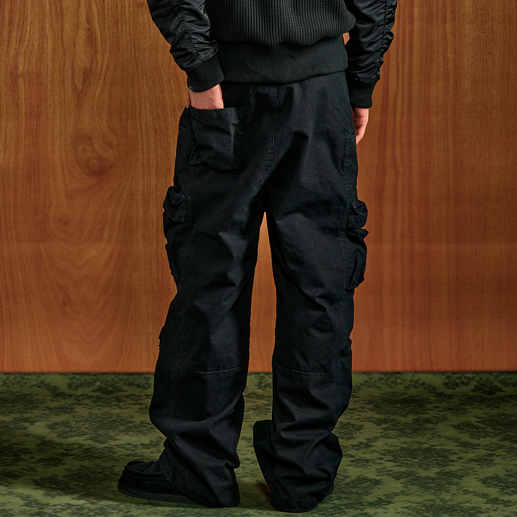 PMW Washed Multi-Pockets Cargo Pants