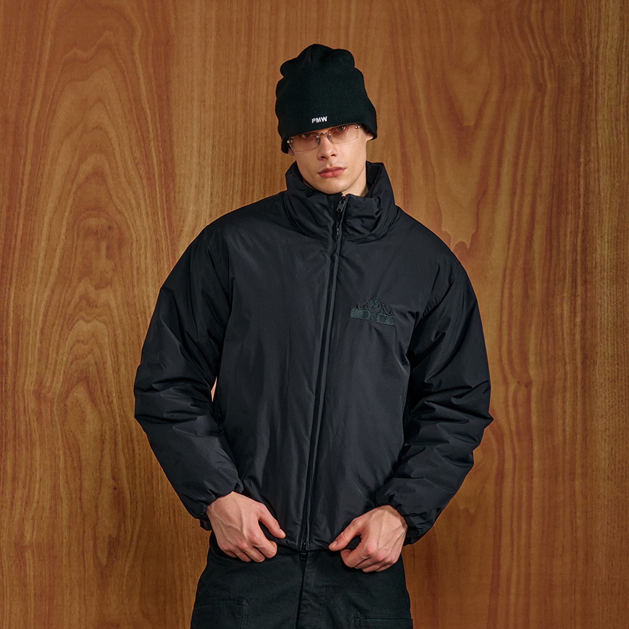 PMW Embroidered LOGO Waterproof Padded Jacket