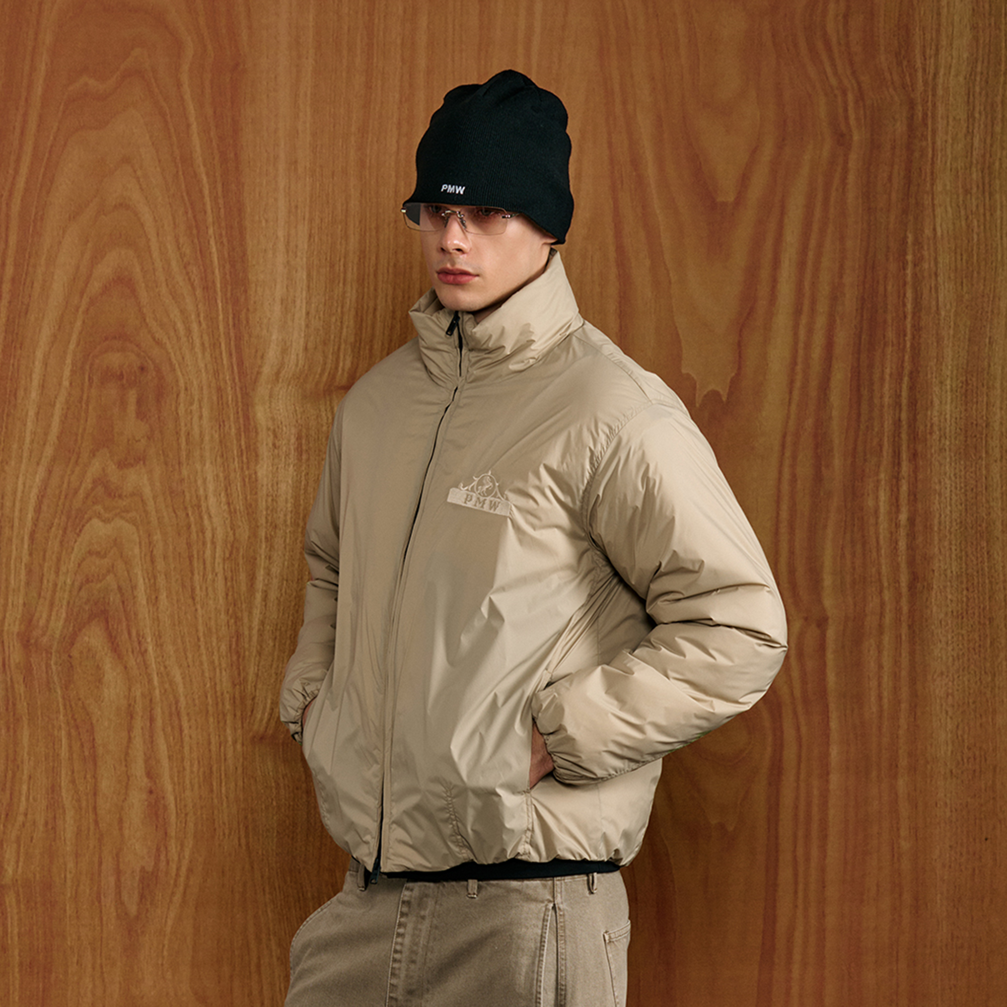 PMW Embroidered LOGO Waterproof Padded Jacket