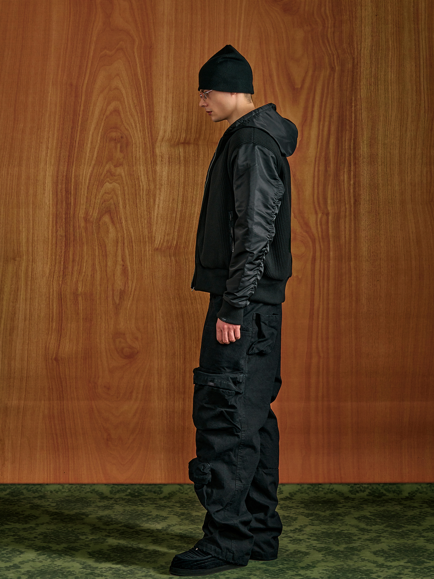 PMW Washed Multi-Pockets Cargo Pants