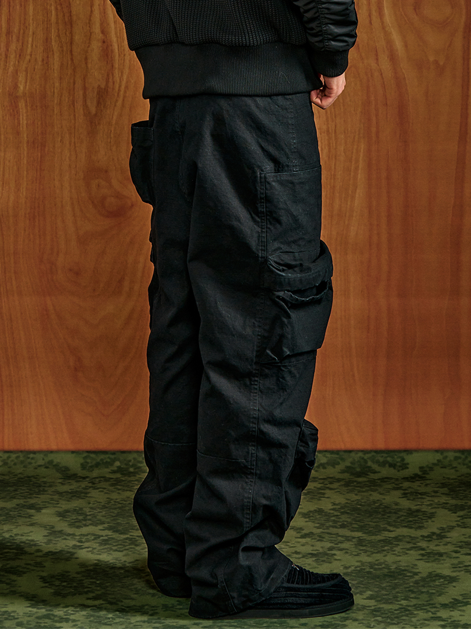 PMW Washed Multi-Pockets Cargo Pants