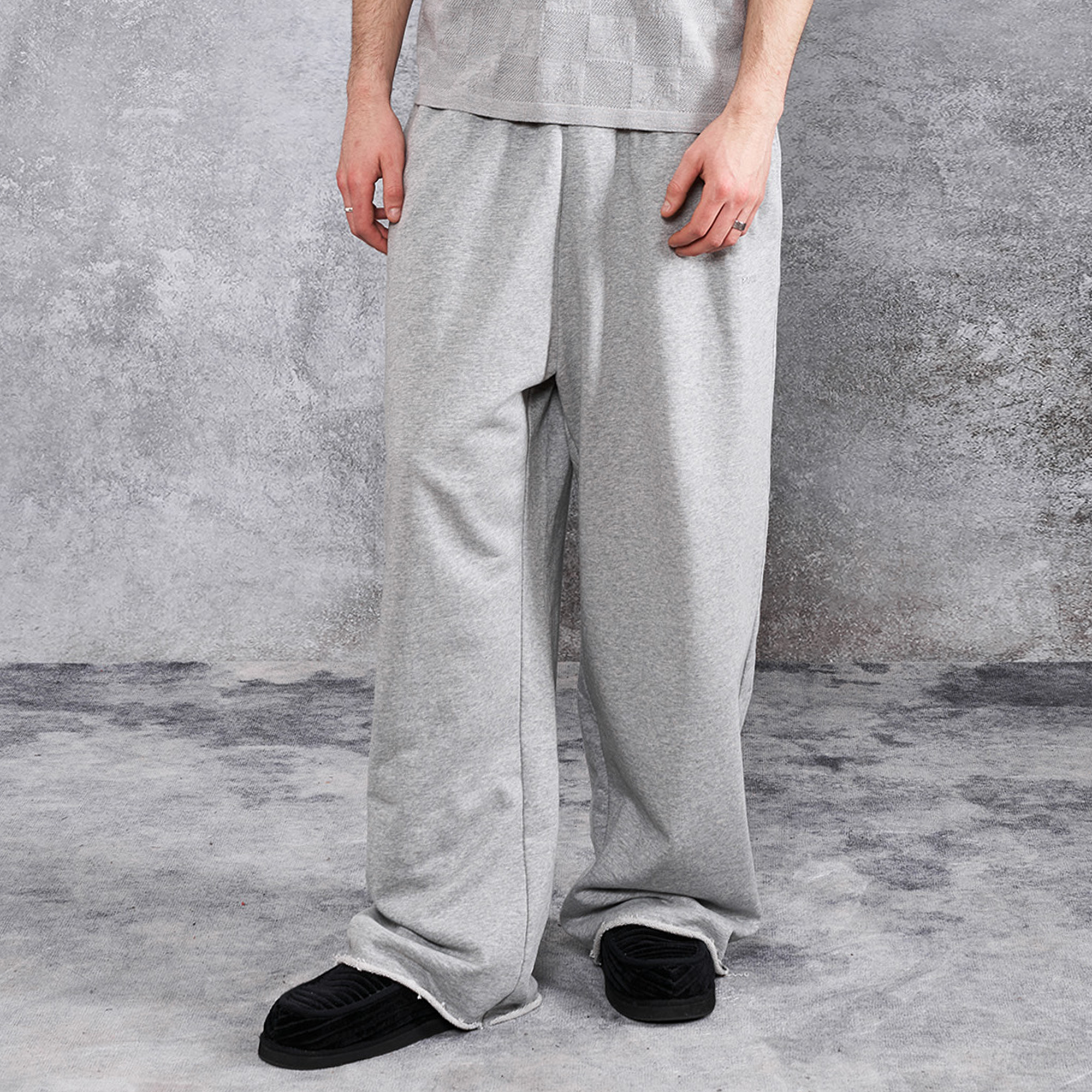 PMW Terry Wide-Leg Straight Sweatpants, premium urban and streetwear designers apparel on PROJECTISR.com, PMW