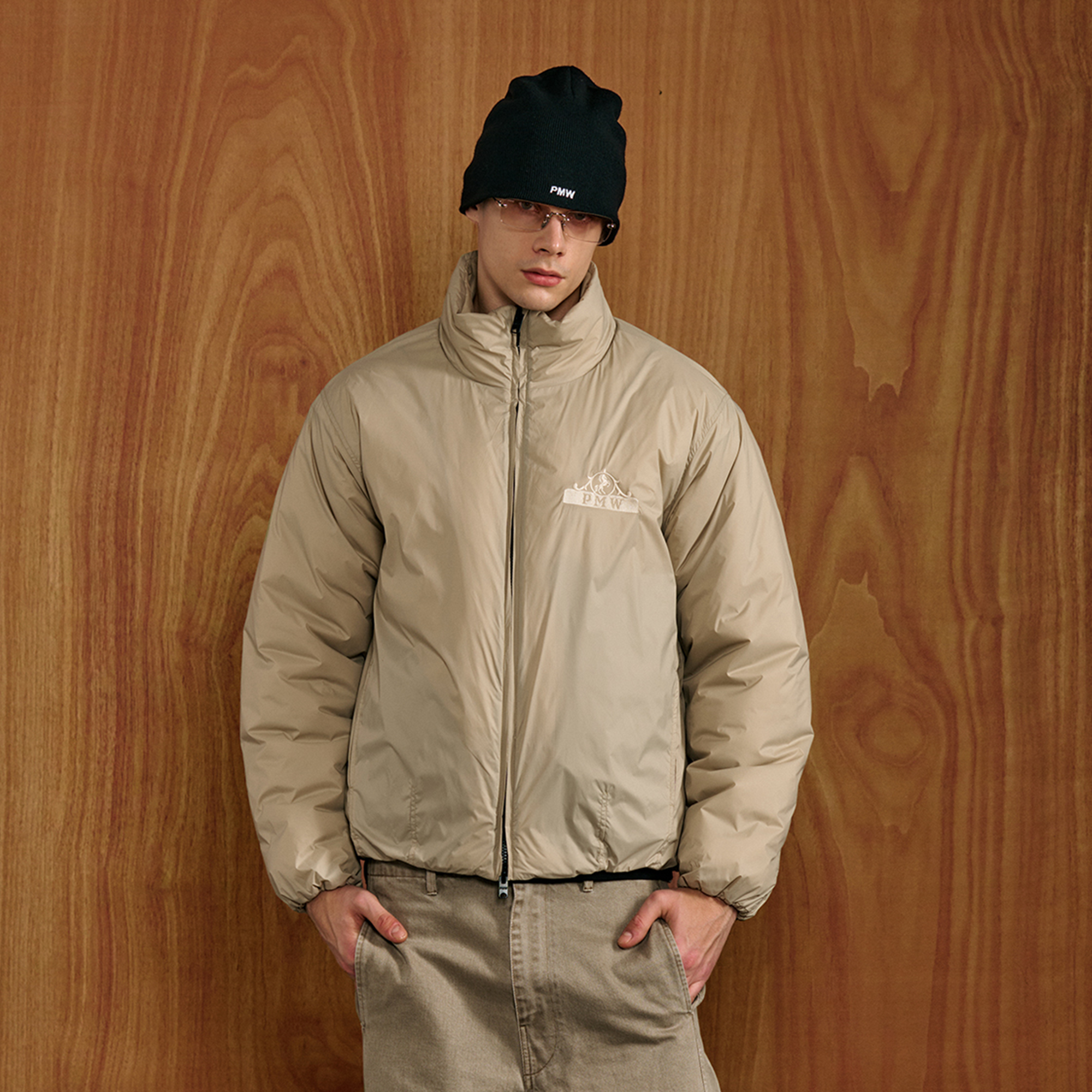 PMW Embroidered LOGO Waterproof Padded Jacket