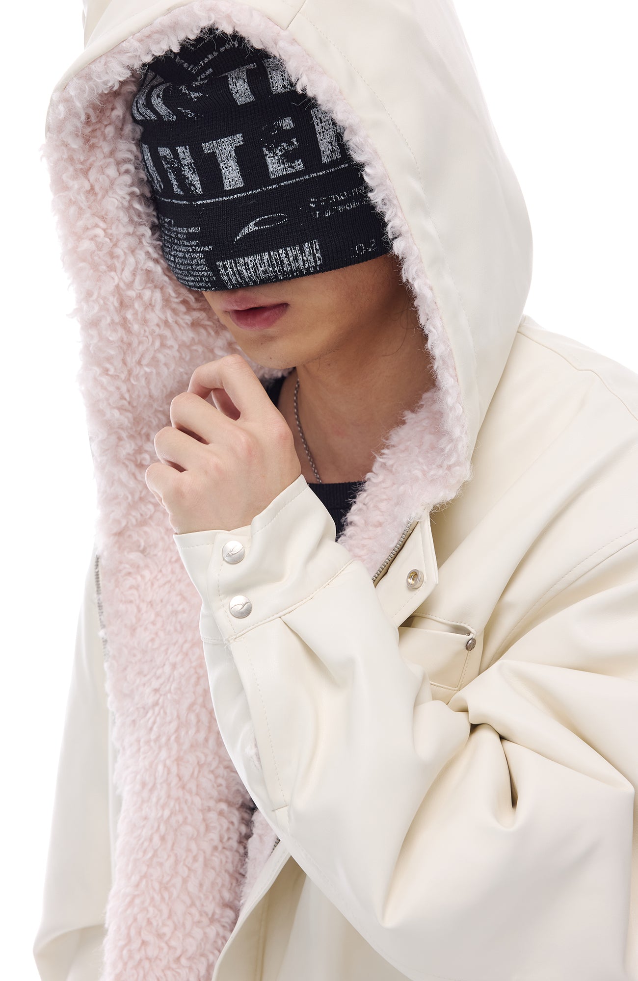 WHISTLEHUNTER Devil Horn Fleece-Lined Hooded Jacket