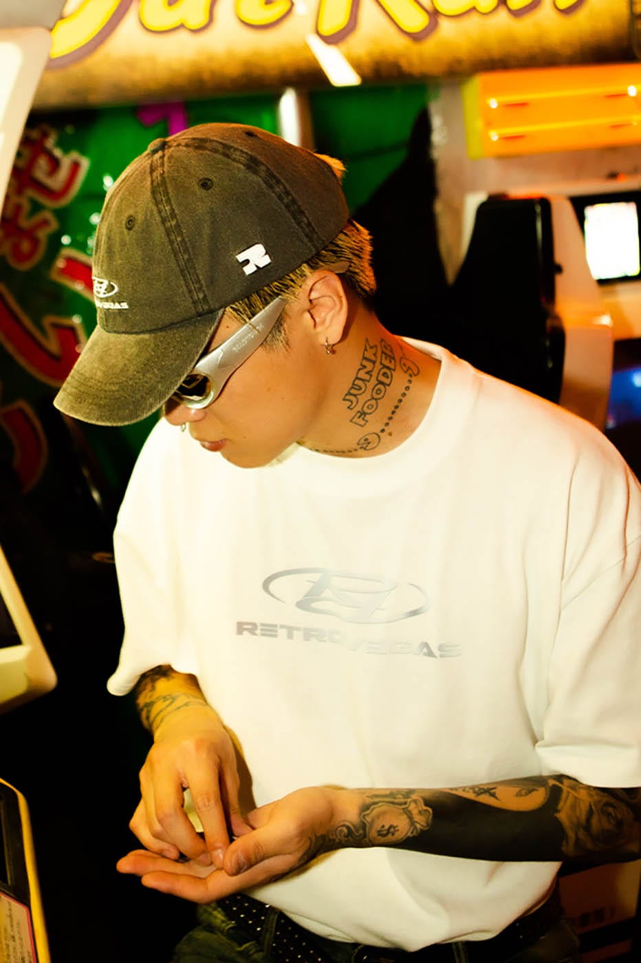 RTVG Distressed Embroidered-Logo Cap, premium urban and streetwear designers apparel on PROJECTISR.com, RTVG