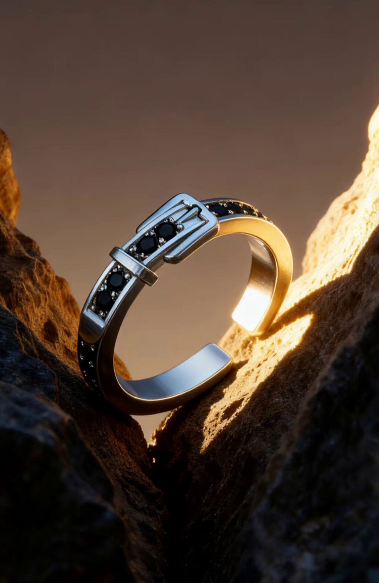 YURITAN Belt Buckle Open Ring