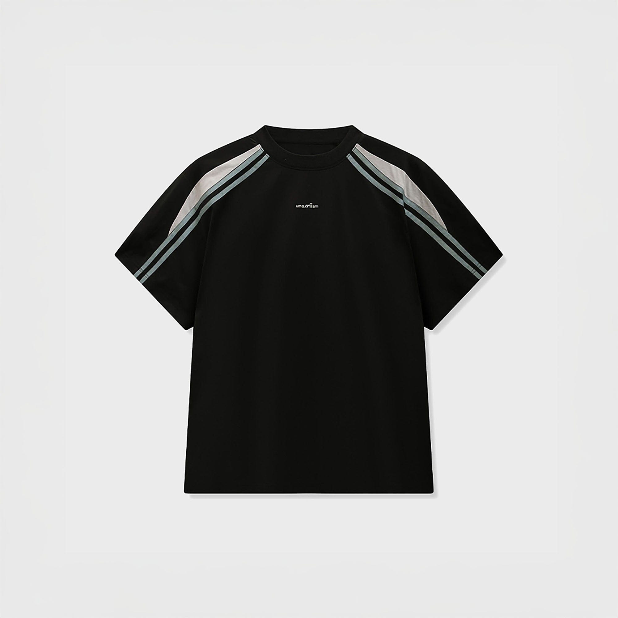 UMAMIISM Contrast Stripe Quick-Dry Raglan T-Shirt, premium urban and streetwear designers apparel on PROJECTISR.com, UMAMIISM