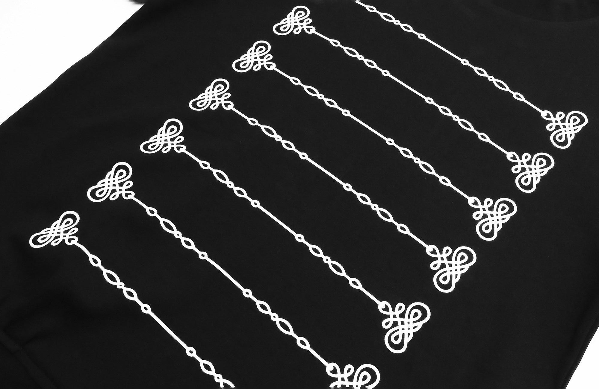 REBEL WAVE Ornamental Stripe Graphic Tee